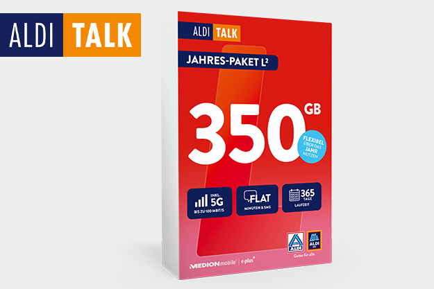 20 ALDI TALK Jahres-Pakete