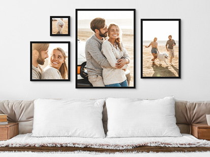 Retro canvas in de kamer