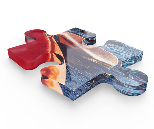 acrylglas puzzel met foto gedetailleerd beeld