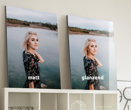 foto op aluminium in de kamer