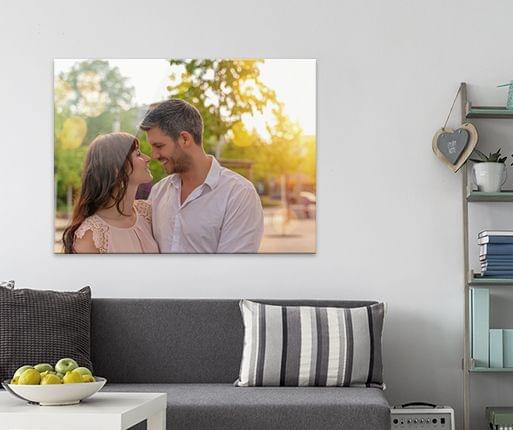 foto op acrylglas aluminium in de kamer