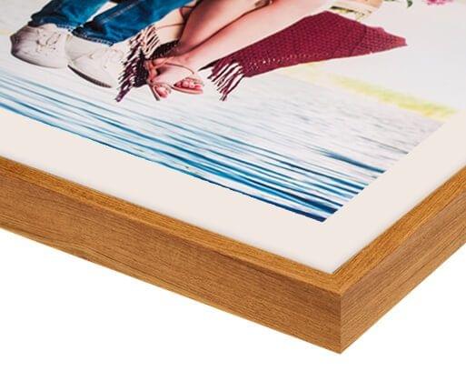 fotolijst met passepartout ash flair voorzijde detail