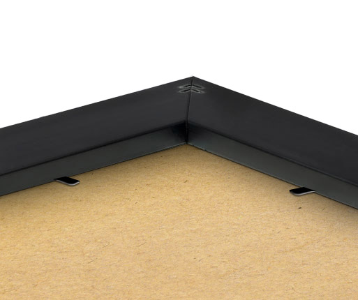 fotolijst met passepartout Eiken antiek optiek rugzijde