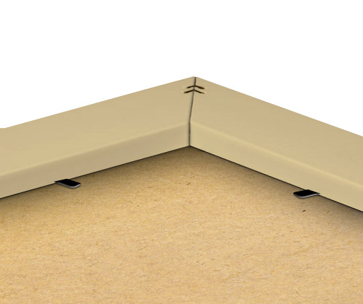 fotolijst met passepartout walnoot flair rugzijde