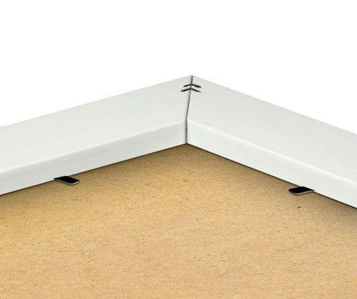 fotolijst met passepartout wit rugzijde