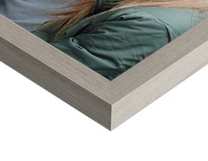 Ingelijste afdruk op fotoplaat