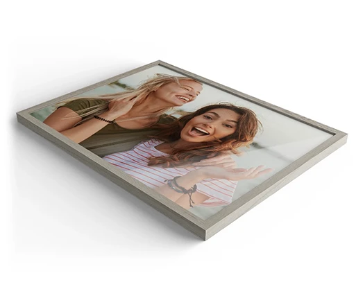 Framed Poster Print oak frame