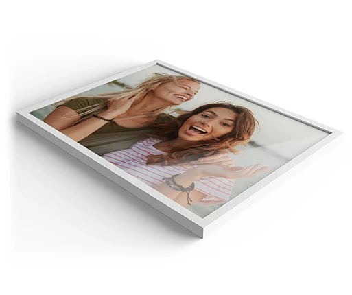 Framed Poster Print white frame