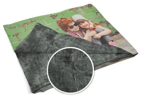 premium personalized photo blanket