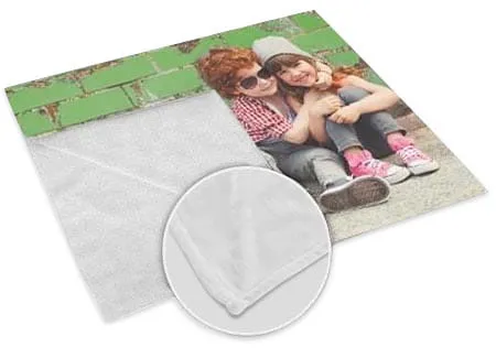 standard personalized photo blanket