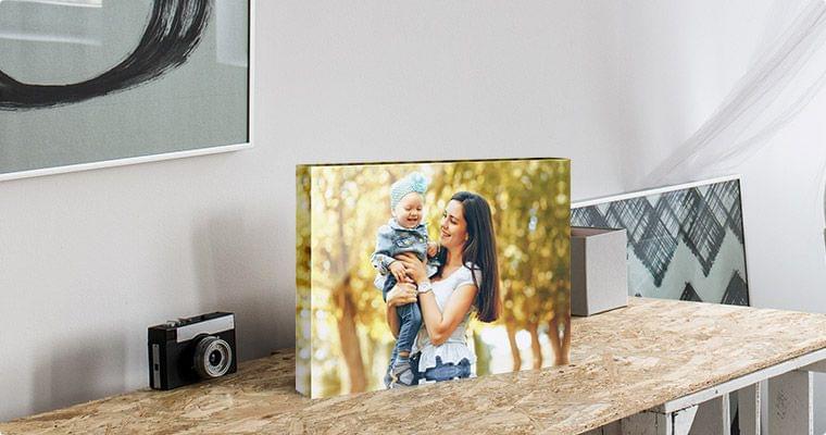 photo acrylic block roomview