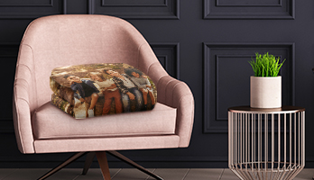 custom blanket in the interior