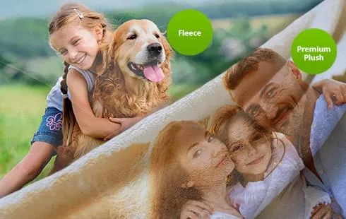 photo blanket close up view