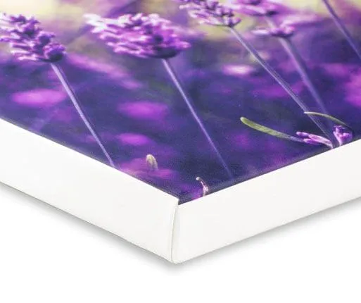 photos on canvas - white edge