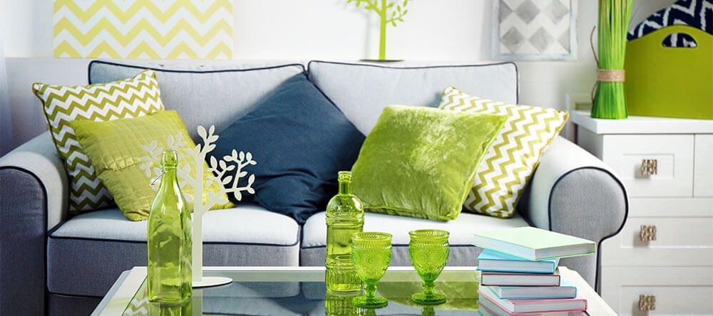 Armonioso y reconfortante – los tonos verdes son colores de total tendencia en 2017.