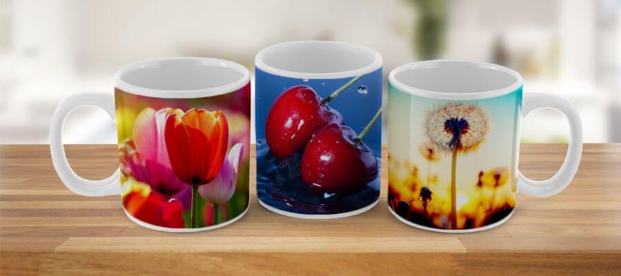 Usa alguno de los diseños de tu cocina para una taza con foto.