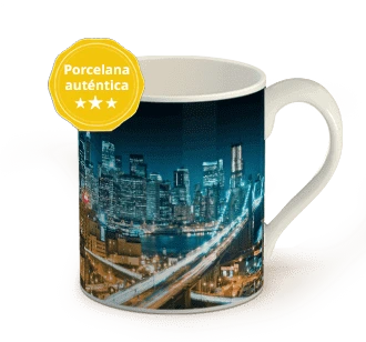 taza con foto porcelana