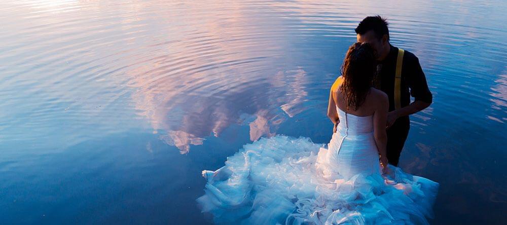 Super photos : Coucher de soleil sur l’eau - ou même au beau milieu.