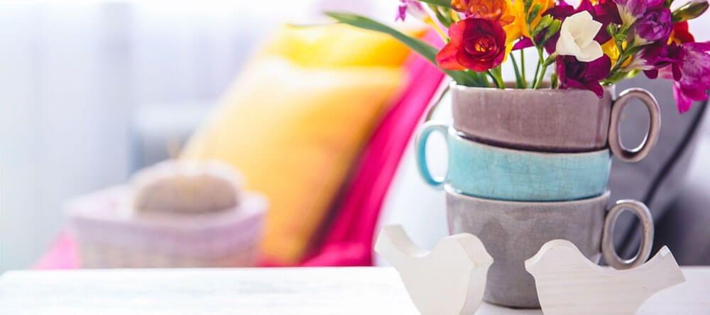 Pensez aux fleurs pour mettre des touches de couleur dans votre habitation