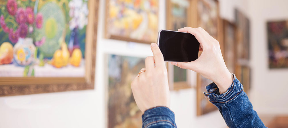 Mur galerie de toile