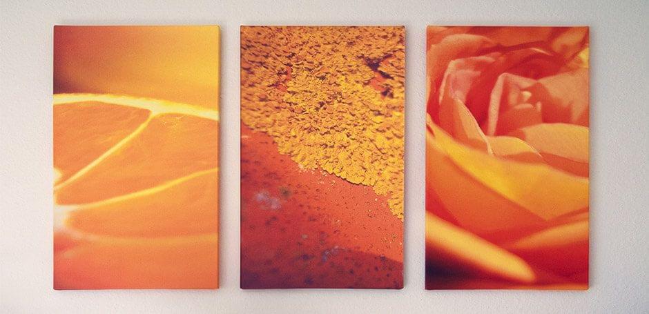 Utilisez vos photos comme contrastes de forme et de couleur