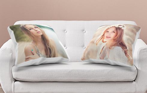 Coussin Personnalisé Photo - Taie D'oreiller Avec Votre Image, Décoration Maison Cadeau Original Pour Anniversaire, Mariage Ou Noël