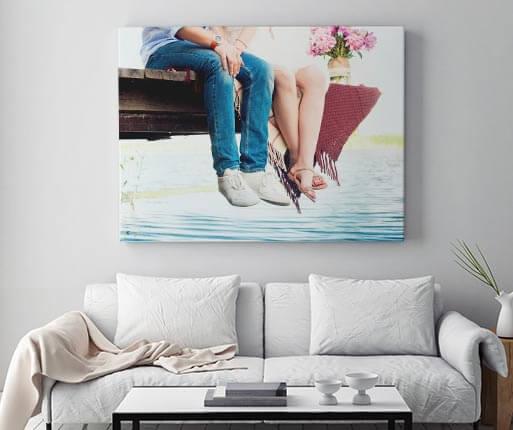 photo sur toile dans la piece