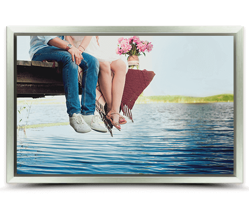 photo toile cadre argen vue de face