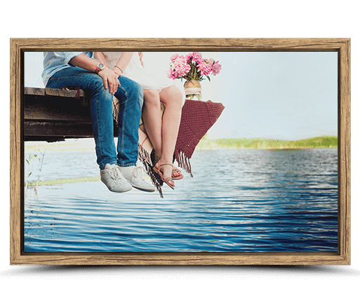 photo toile cadre effet frene vue de face