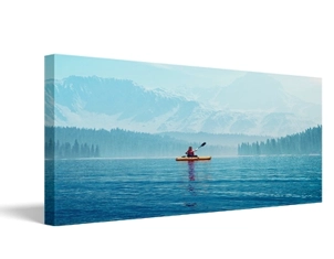 panoramic canvas print detail view