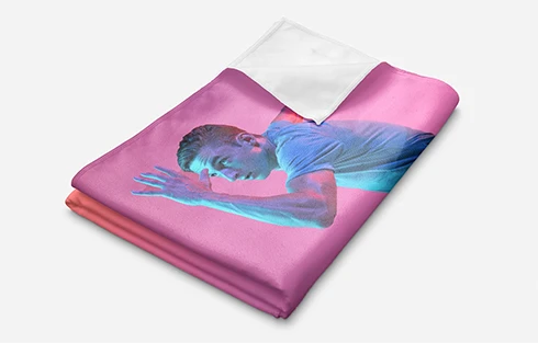 personalised gym towel detailed view