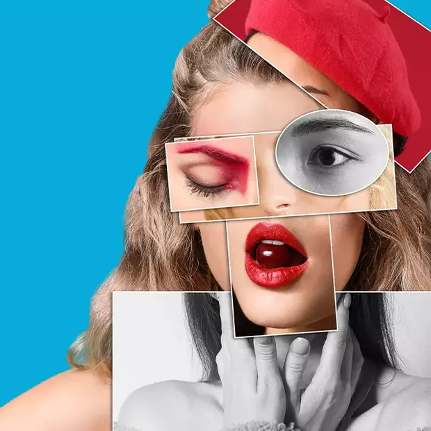 Bild vom Bild – kreative Foto-Collage als Hommage an analoge Porträts