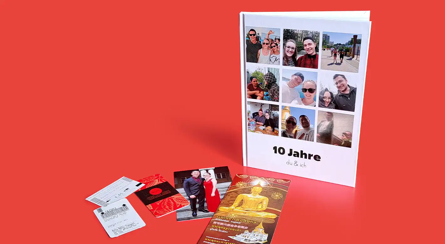 Fotobuch zum Jahrestag gestalten: ein persönliches Geschenk für Paare.