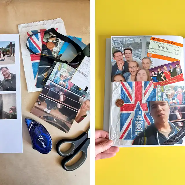 Kreative Ideen für ein Fotobuch zum Jahrestag.
