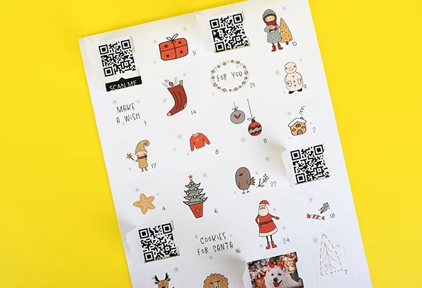 QR-Code Adventskalender für interaktive Überraschungen