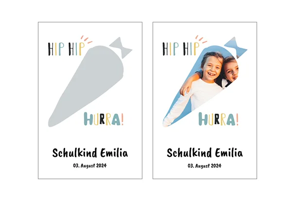 Geldgeschenk verpacken: Schulanfang