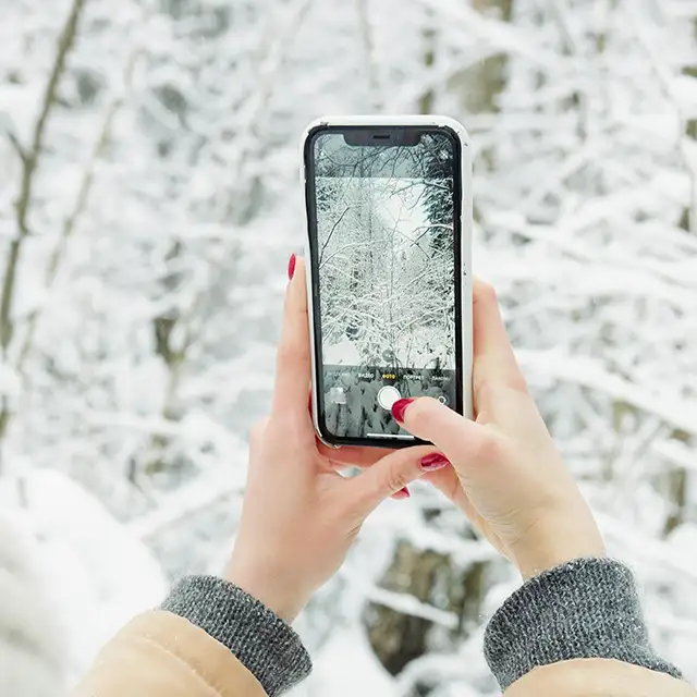 Fotos im Schnee mit dem Smartphone: So klappt's