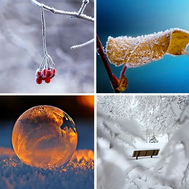 Winterfotos: kreative Perspektiven für tolle Bilder