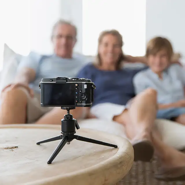 Familienfoto-Tipp: Stativ und Selbstauslöser nutzen