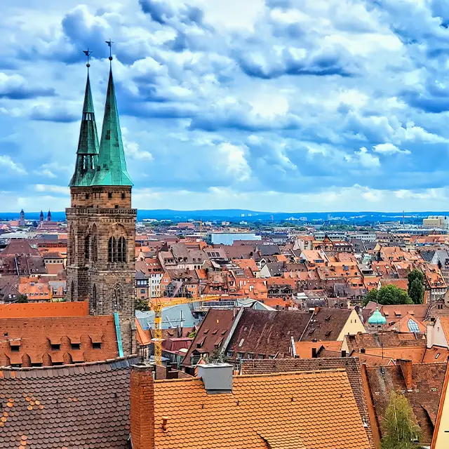 Langzeitbelichtung mit ND-Filter – Nürnbergs Skyline