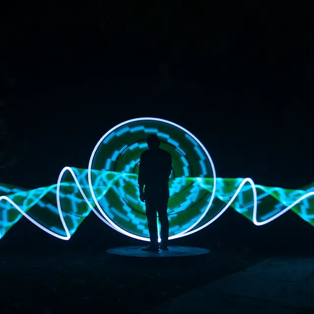 Deine persönliche Lichtkunst - magische Malerei digital verewigt.