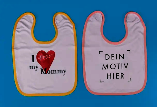 Babylatz personalisiert als niedliches Babygeschenk von ORWO