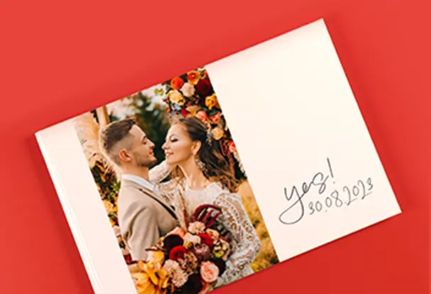 Fotobuch zur Hochzeit: Hochzeitsgeschichte in Bildern erzählt
