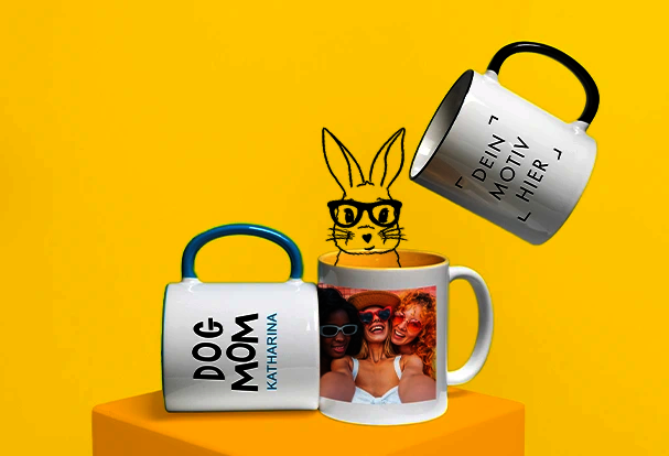 Fototasse zu Ostern personalisiert von ORWO