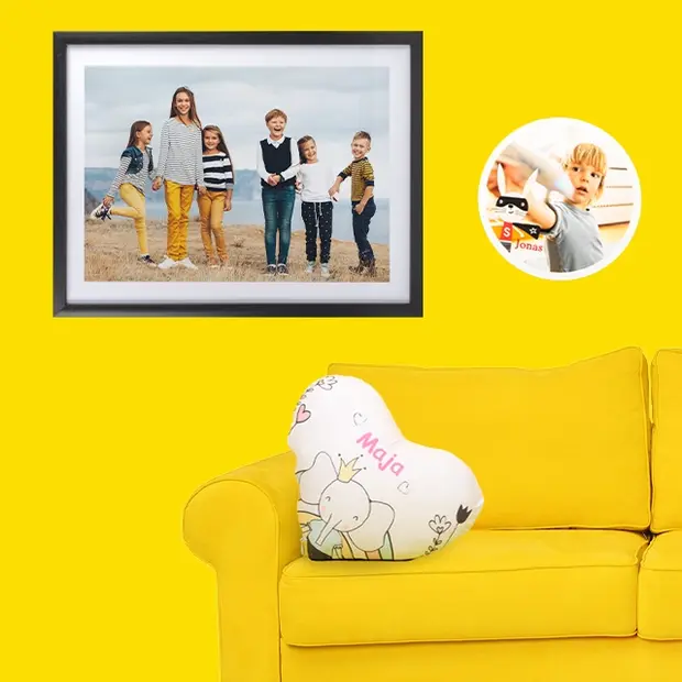 Osterdeko mit Foto als Wanddekoration von ORWO