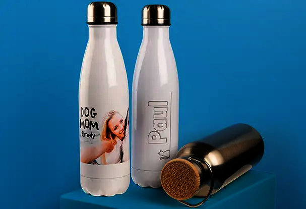 Thermosflasche personalisiert als praktisches Schulgeschenk