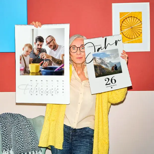 Fotogeschenke Weihnachten – personalisierte Fotokalender mit Lieblingsmomenten