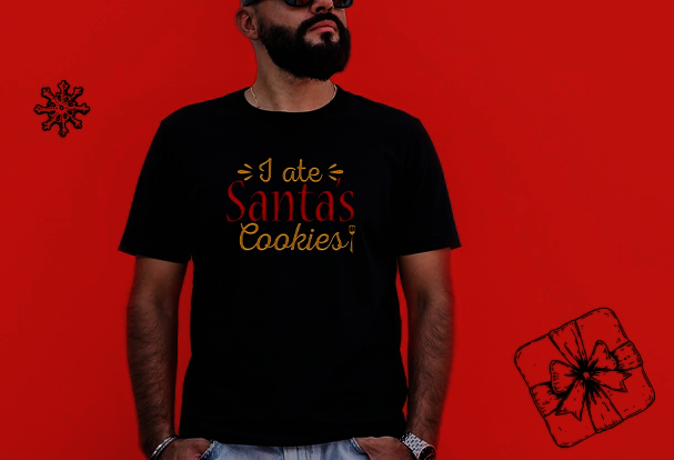 Personalisierte Weihnachtsgeschenke: T-Shirt mit individueller Botschaft