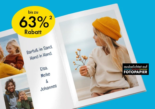 ORWO Echtfotobuch auf Fotopapier – jetzt bis zu 63 % Rabatt sichern