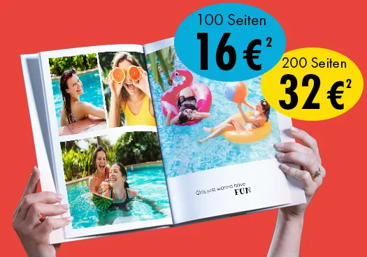ORWO Hardcover Fotobuch mit Urlaubsfotos – Nutz die ORWO Fotobuch-Flat